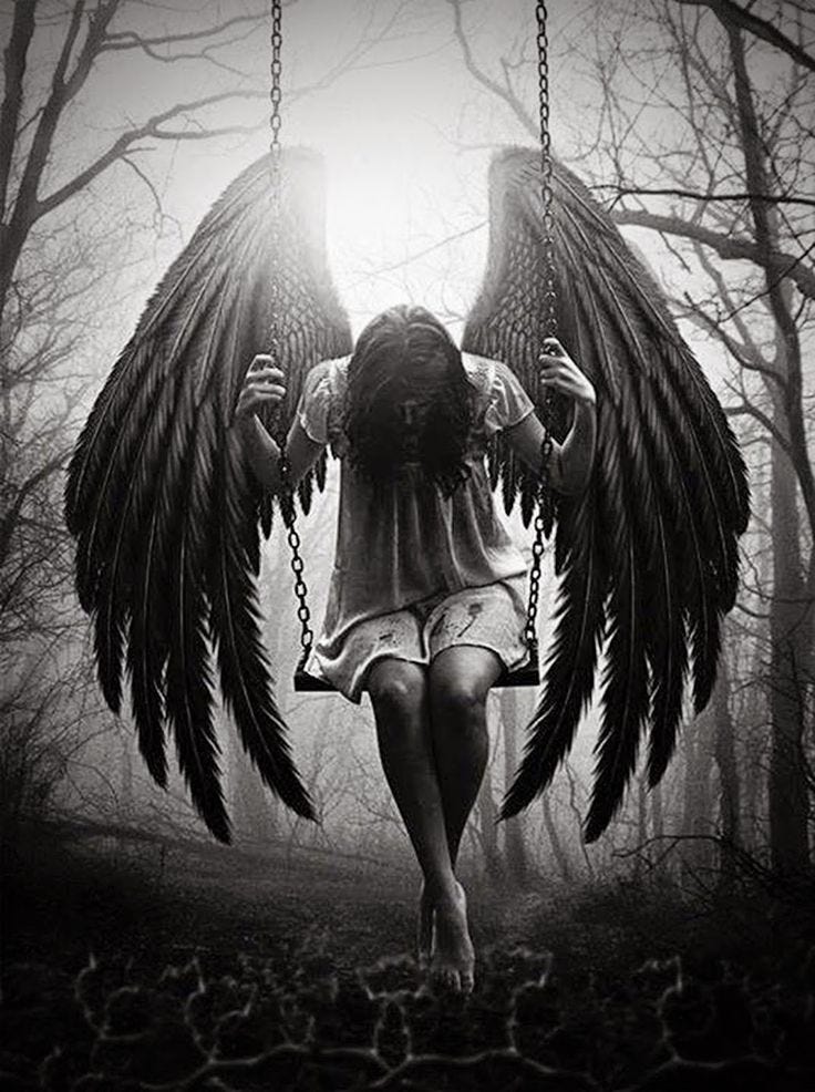 Fallen Angel. My wings turned black, my eyes went… by Ej Rodriguez Medium