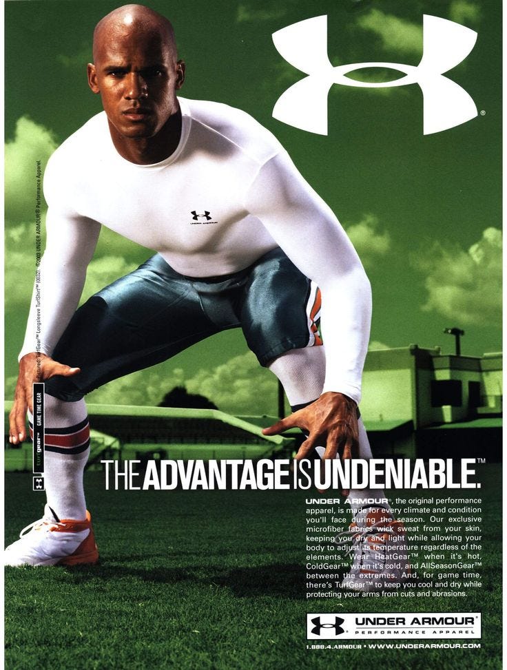 under armour performance apparel