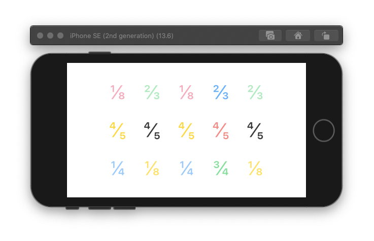How To Display Fractions and Special Characters in Swift and SwiftUI