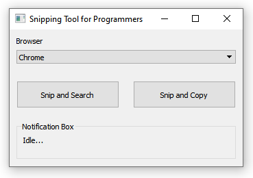 A Snipping Tool for Programmers. A snipping tool written in Python that… |  by Stephen Worsley | Towards Data Science