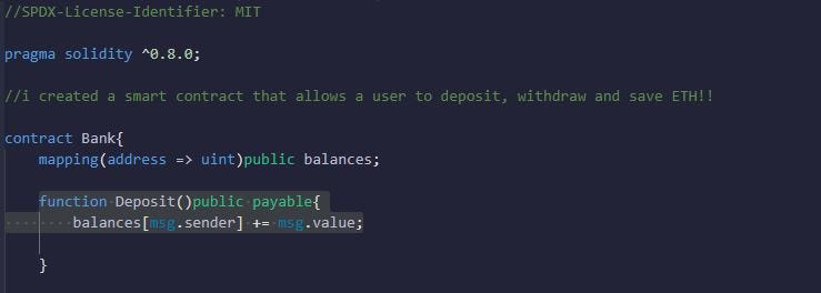 CREATE A SIMPLE BANK CONTRACT WITH SOLIDITY | by Scofield O. Idehen ...