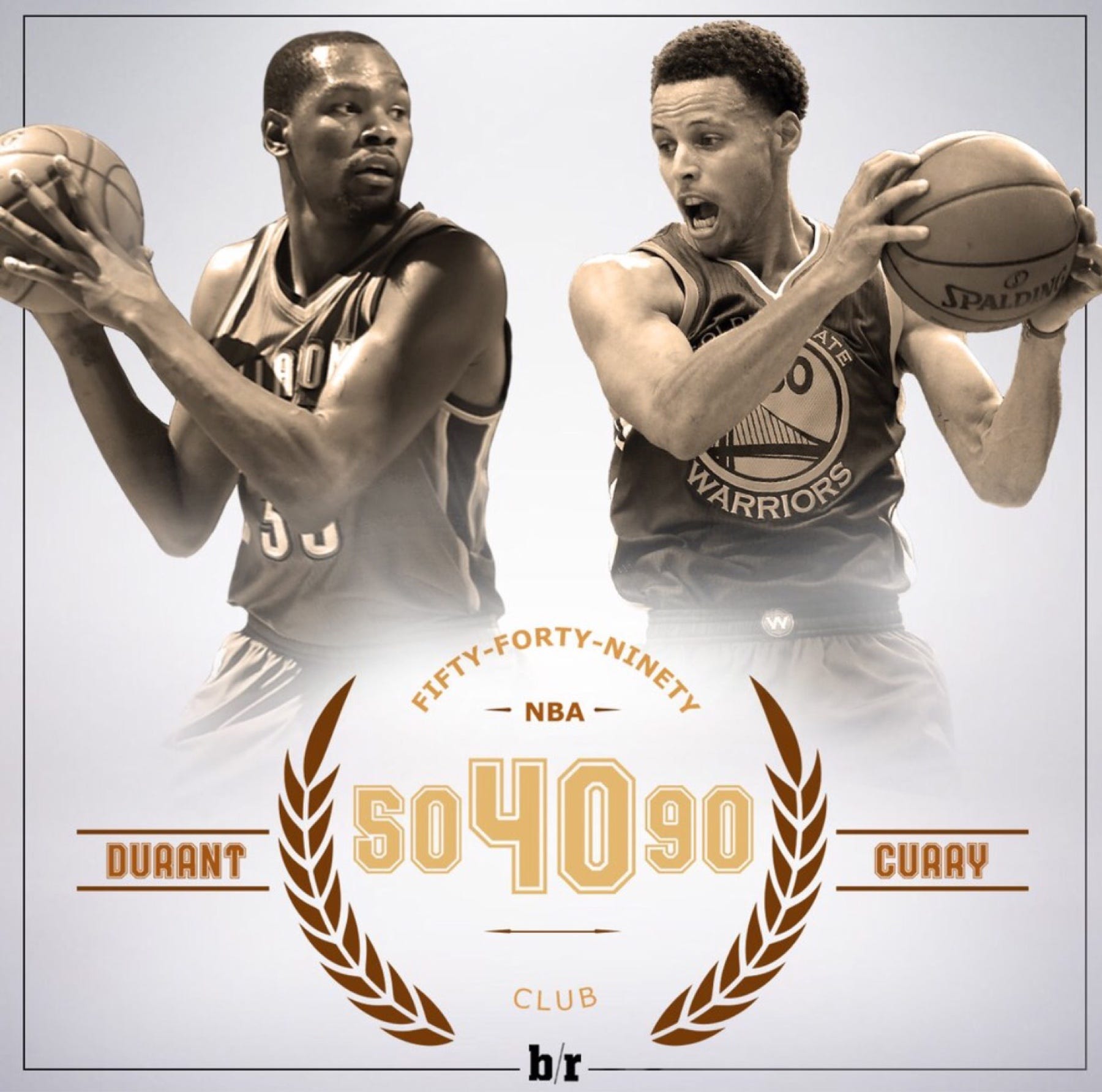 kevin durant 50 40 90