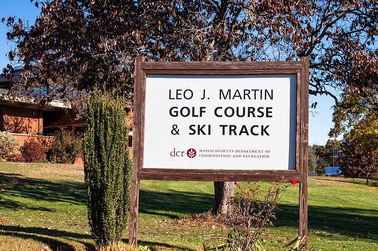 Leo J Martin Memorial Golf Course In Weston MA By The Muni Tour 