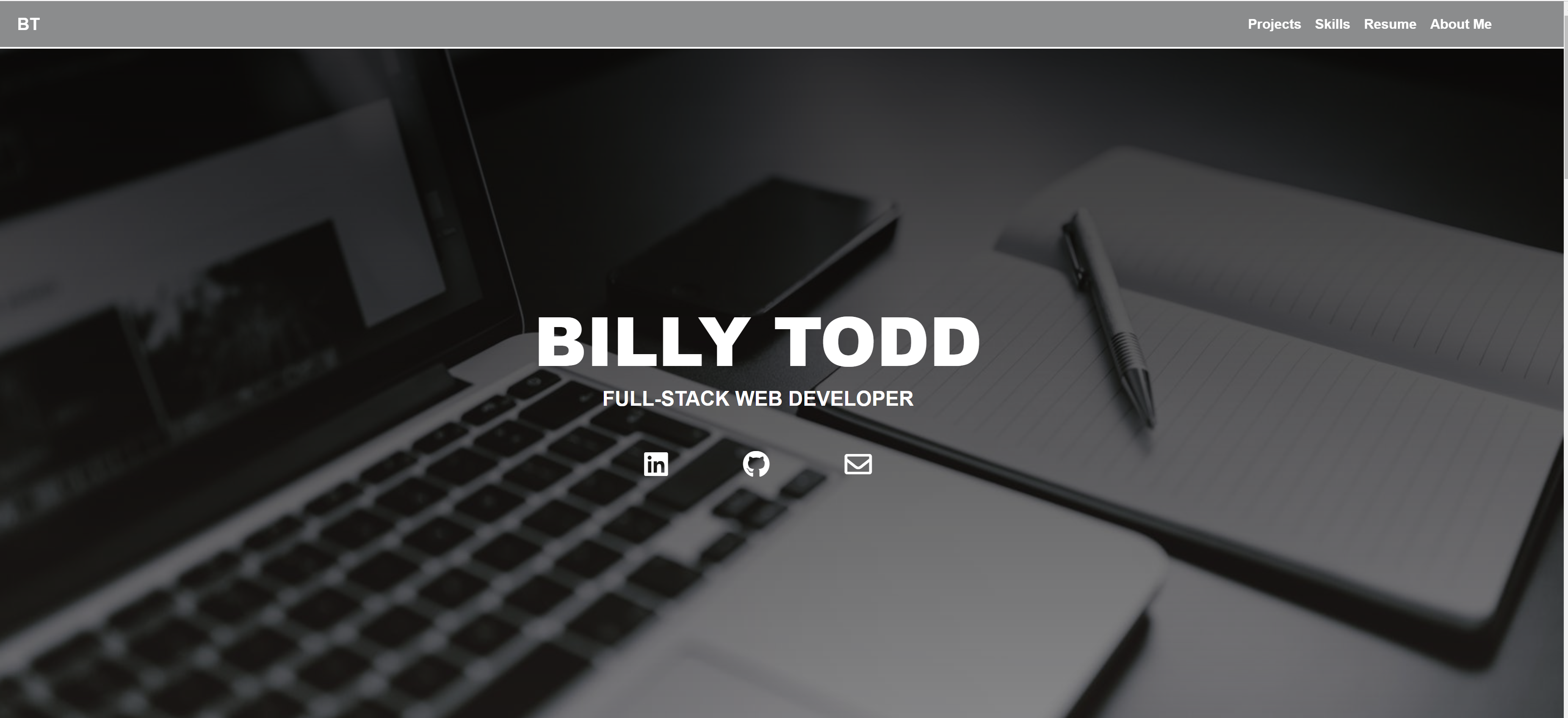 Your First Web Developer Portfolio | by Billy Todd | Medium