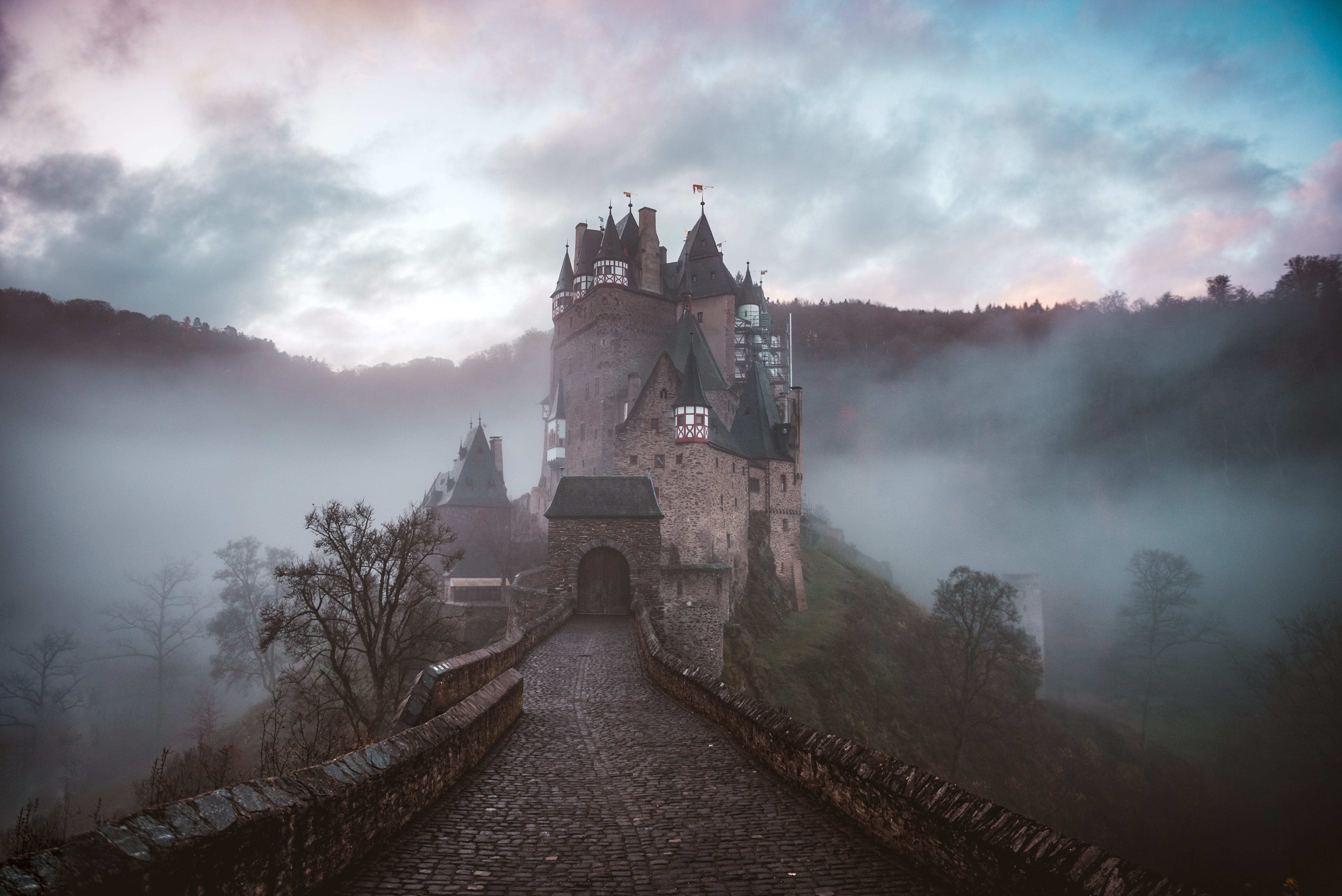 Castle in mist