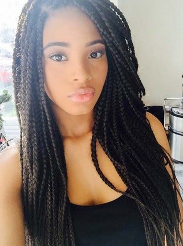 Regular Box Braids Hairstyles Minhaz Uddin Medium