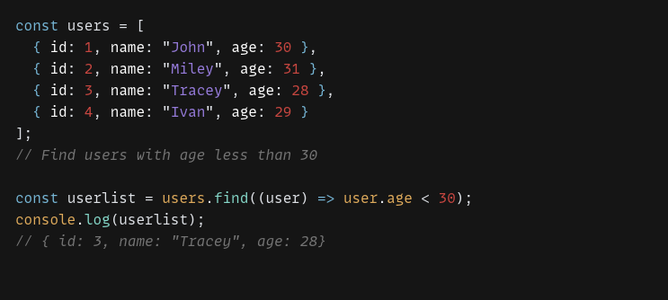 Find() VS Filter() in JavaScript - Harpreet Kaur - Medium