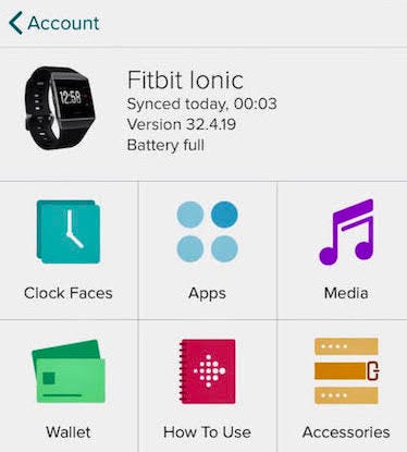fitbit ionic ios