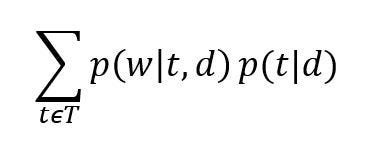 Probabilistic Approach of LDA