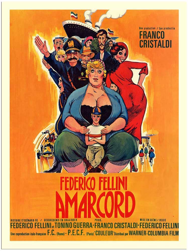 Omslagsbild för Amarcord av Federico Fellini