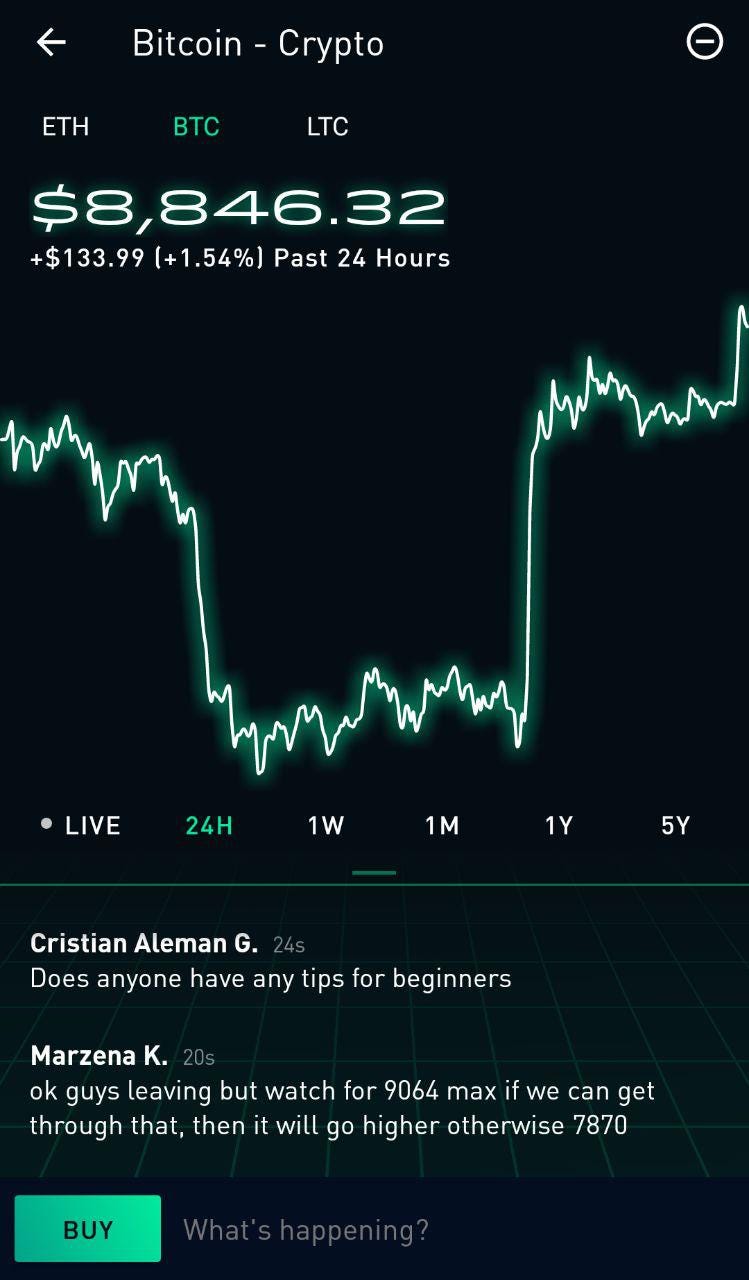 Crypto Trading On Robin Hood It S Not Good By Aaron Fernando Medium