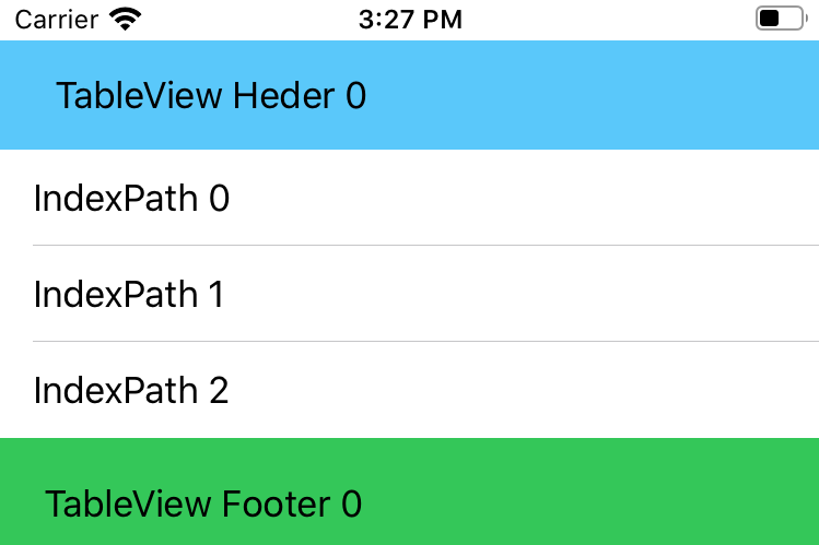 How to create custom Header and Footer view for tableview using xib in  swift? | by Santosh Kumar J M | Medium