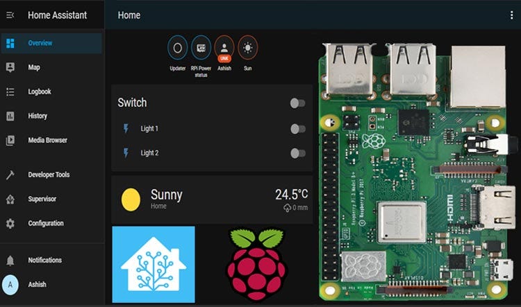 Getting Started with Home Assistant & Raspberry Pi: Install Add-ons, Control  Lights | by ashish gautam | Jan, 2021 | Medium