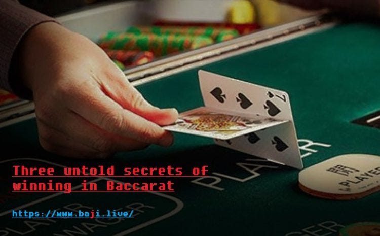 Odd baccarat strategy