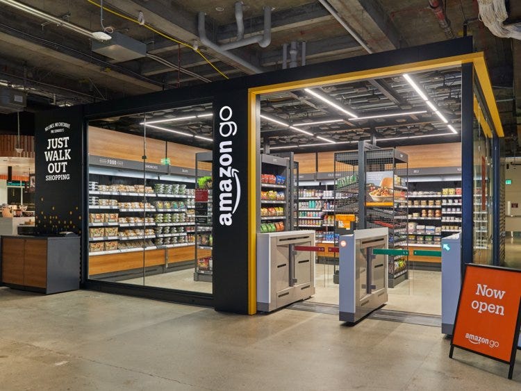 Just walk out Amazon Go — the most 
