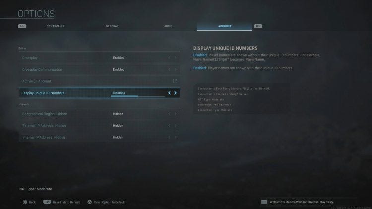 Activision Account Name Change Token