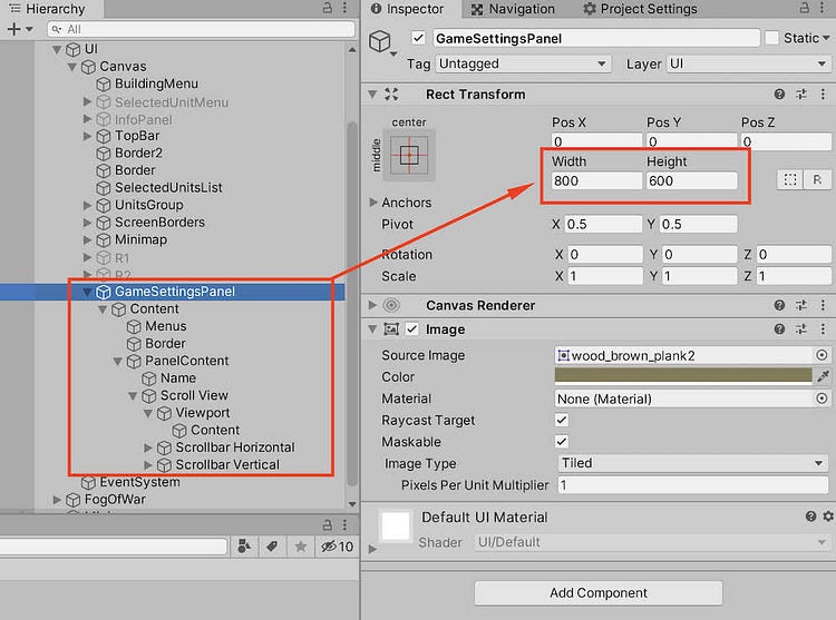 Making a RTS game 19 Displaying our ingame settings! (Unity/C) by Mina Pêcheux C