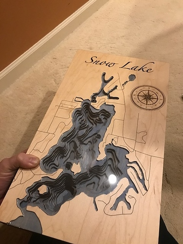 3D laser printing maps in Glowforge | by Mapbox | maps for developers