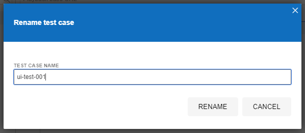 Test case name