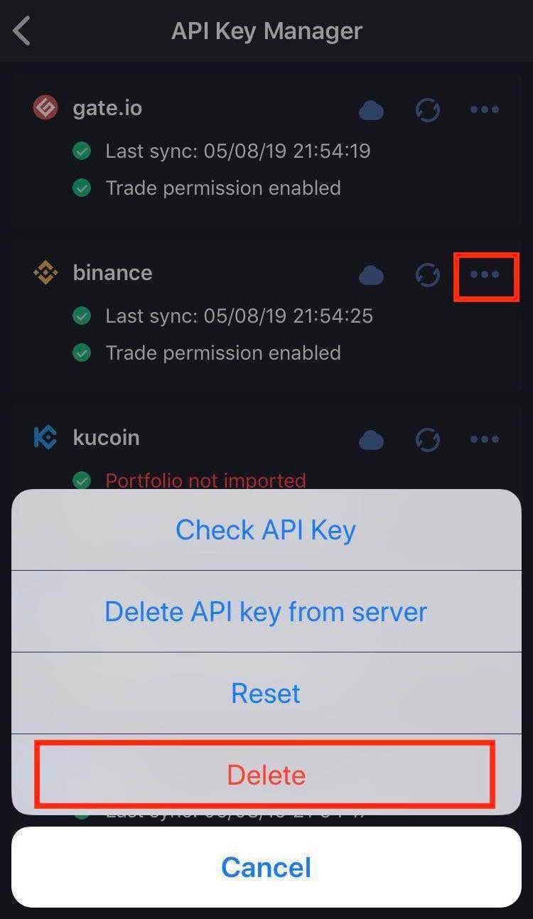 Binance api