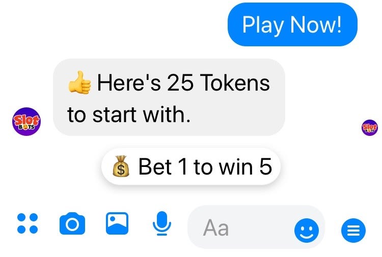 Building a slot machine for Facebook Messenger 11