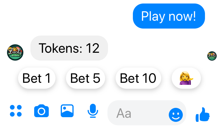 Building a slot machine for Facebook Messenger 2