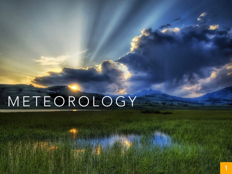 What Is Meteorology And What Is It S History By Roshan Sejuwal Medium