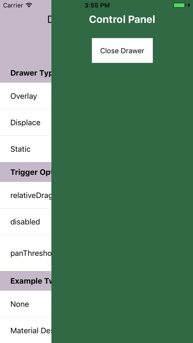 reactnativedrawer Swipe to close drawer by Anupat Ruangsuwan Medium