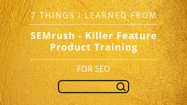 semrush seo training