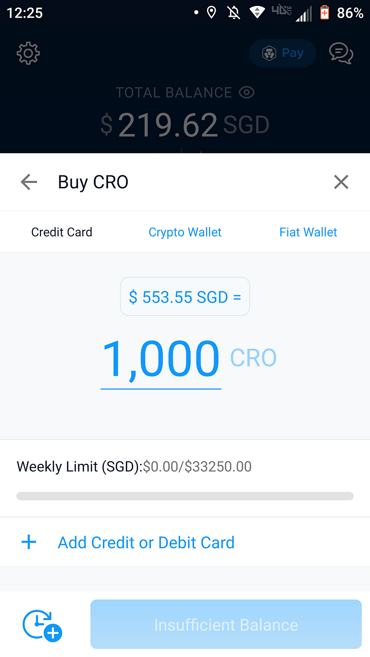 can i buy cro with crypto.com card