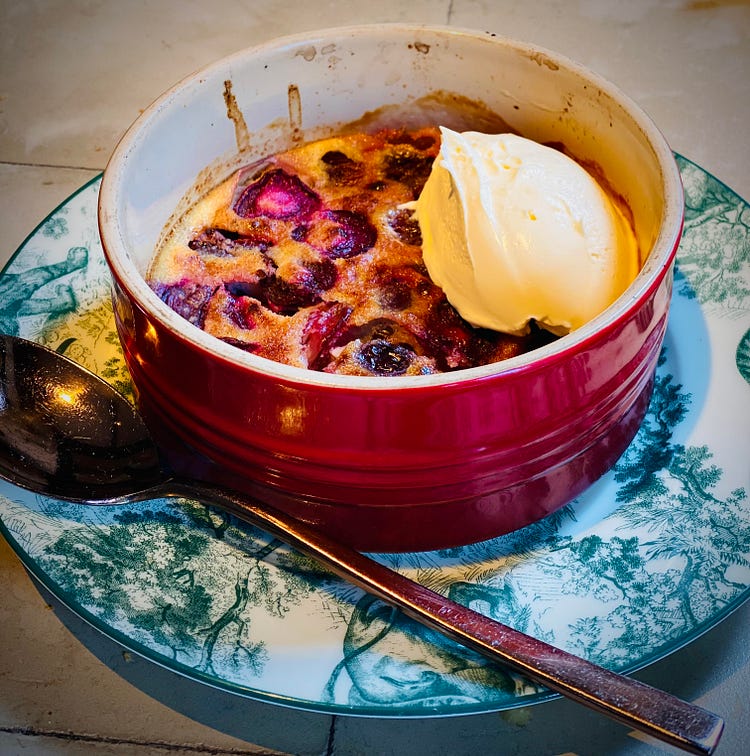 Cherry Clafoutis by Cedric Grolet