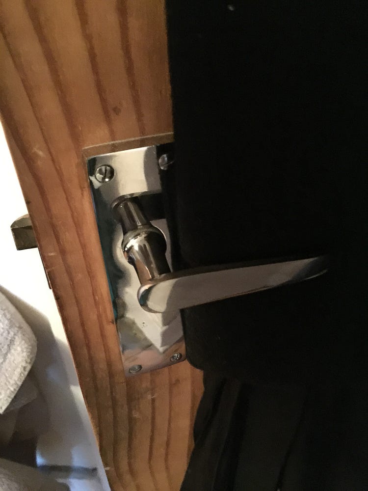 How I Broke Free Of My Broken Bedroom Door Handle And How