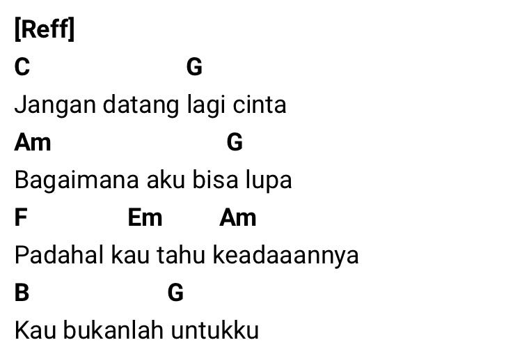 Husmanss Chord Lagu Pura Pura Lupa C Husmanss Chord Lagu Pura Pura Lupa C