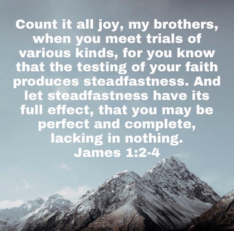 Count It All Joy. “My brethren, count it all joy when you… | by ...