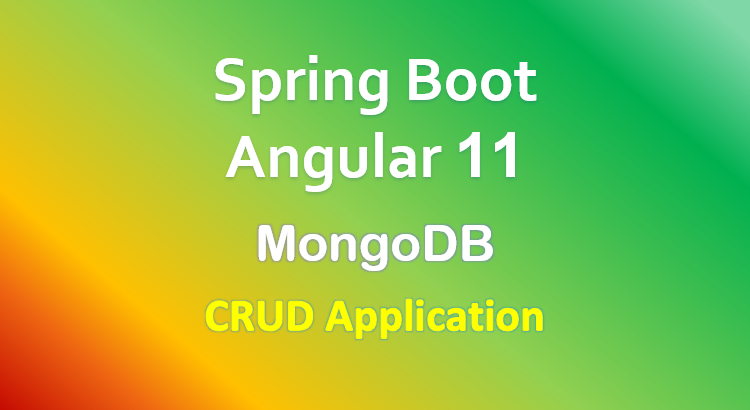 angular spring boot mongodb
