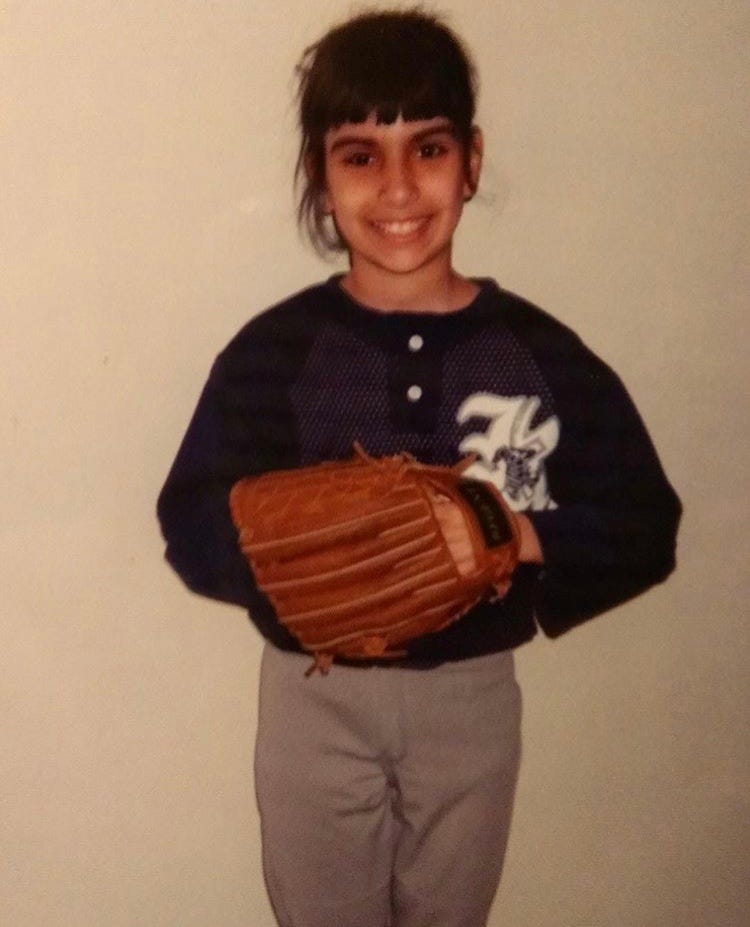 Throw Like A Girl. I was always a tomboy. I loved to play… by Cola