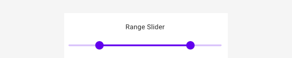 Continous Range Slider