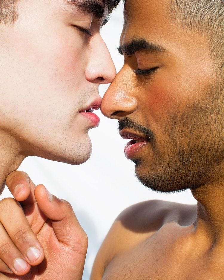 Gay slut petite kissing
