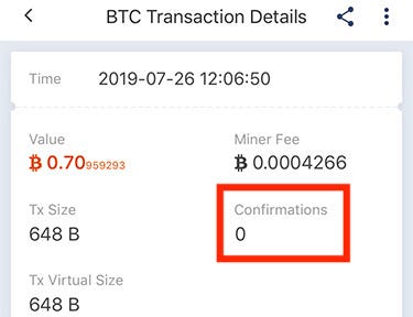 bitcoin atm confirmation time