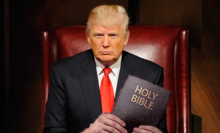 Donald Trump Reads the Sacred Holy Bible, Episode 3: Matthew 3” | by Jacob  Baker | Medium