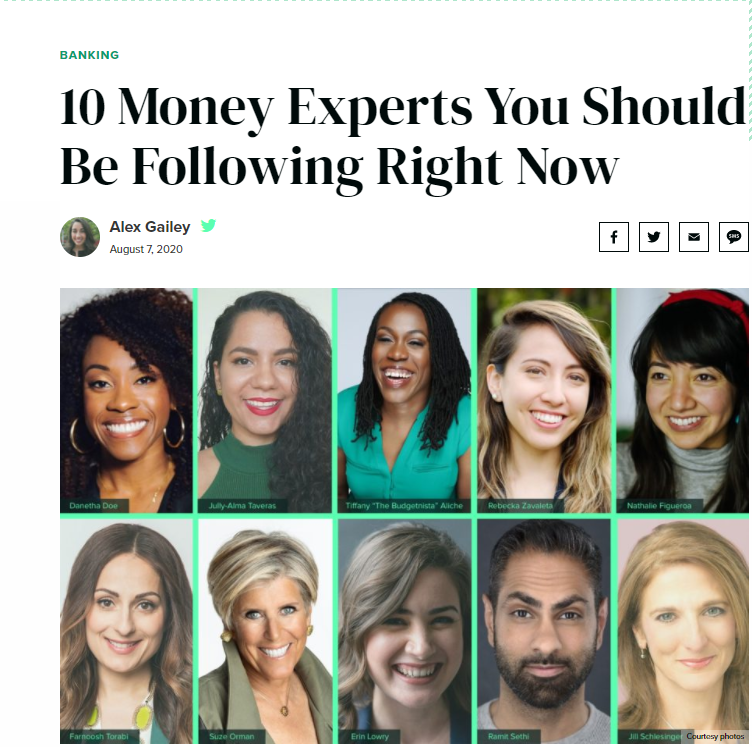 10 Money Experts You Should Be Following Right Now | by Ken Green | Plan To  Retire Well | Medium