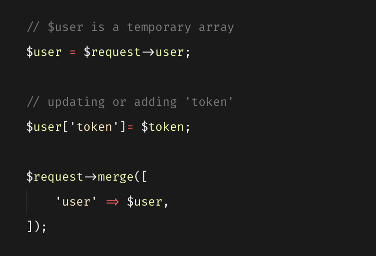 solicitud de Laravel