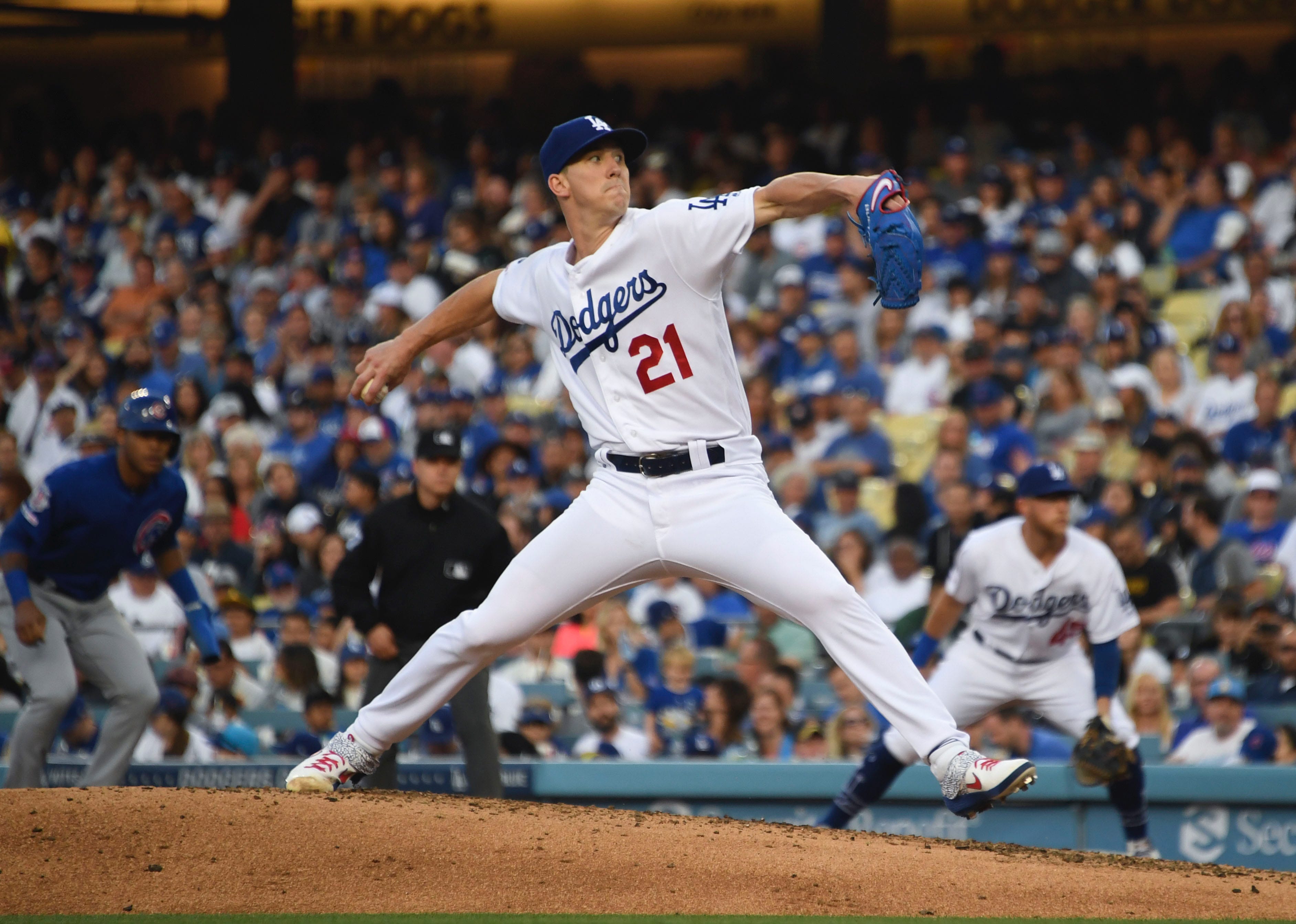 Buehler shines again, but Dodgers can’t hold on late after pitching