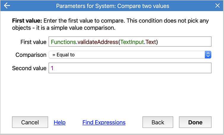 Using our new function