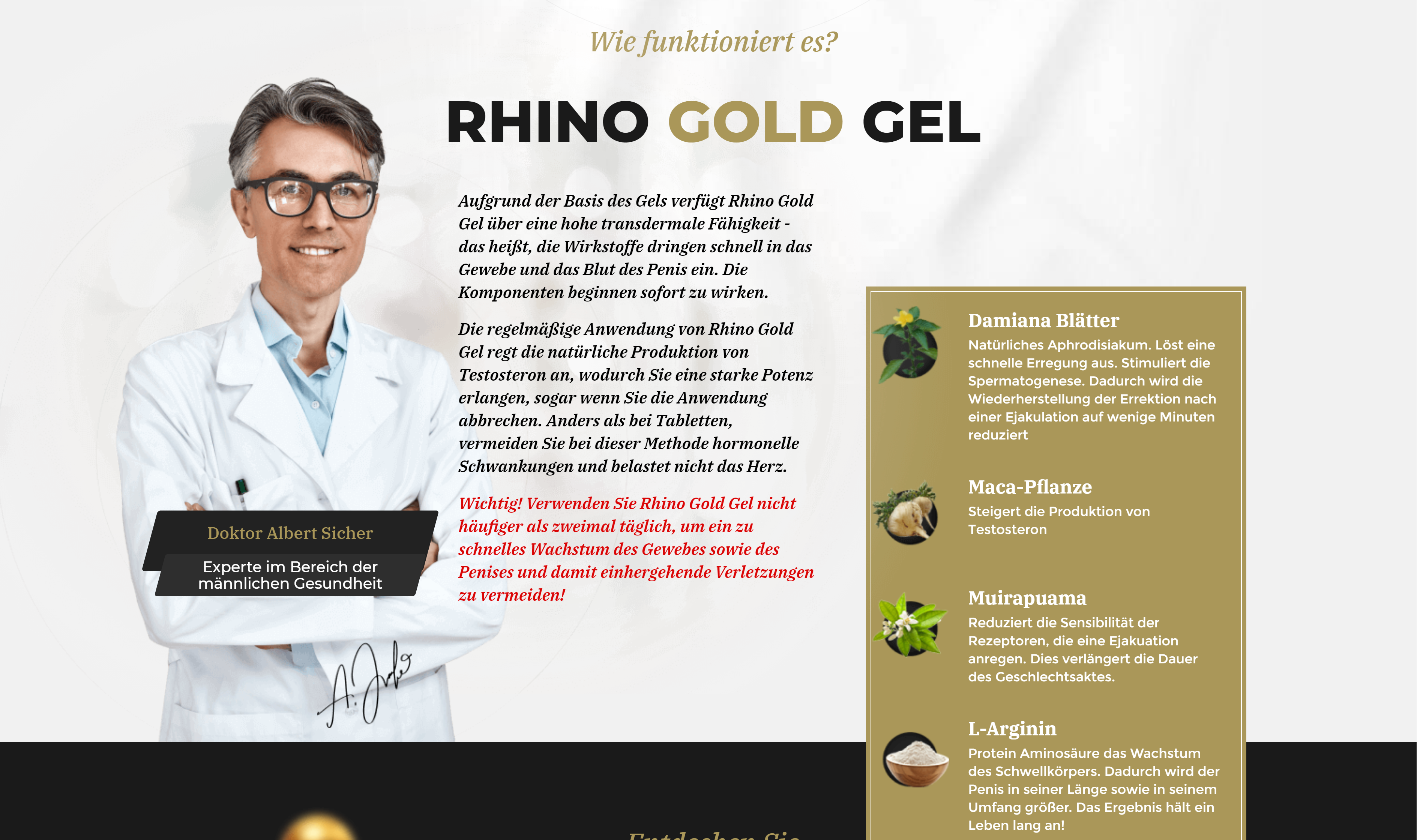 Rhino Gold Gel Unterstutzung Zur Verbesserung Der Physiologischen Gesundheit Von Mannern Bewertungen Preis Kauf Deutschland By Eugene Medium