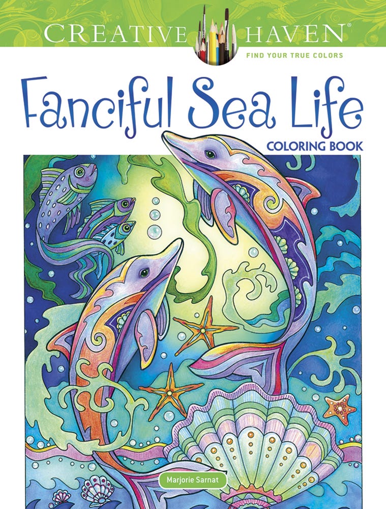 Artist Marjorie Sarnat’s Latest Coloring Book Available Now! by Dover Publications