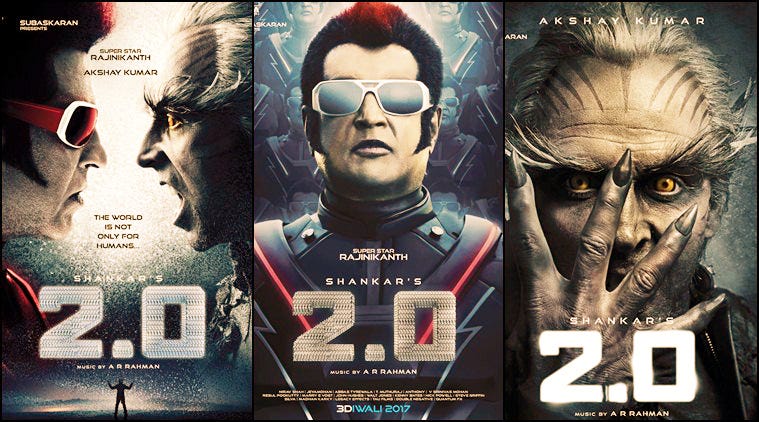 2.0 or Robot 2 Indian science fiction film | by Md Firuz | Medium