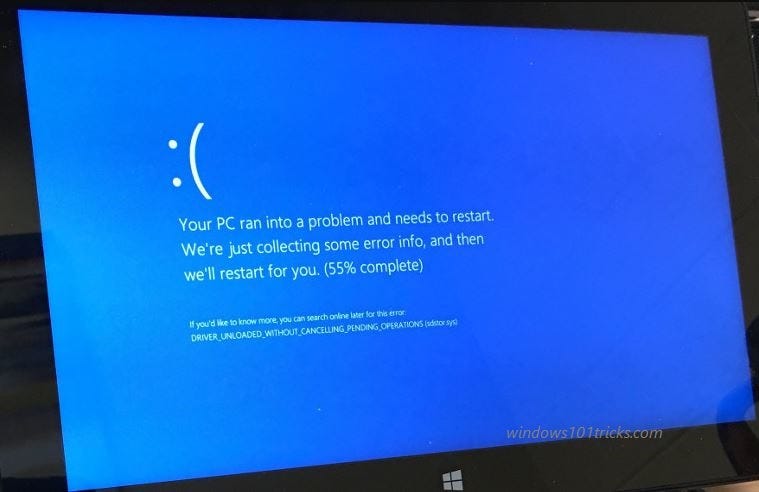 Antagelser, antagelser. Gætte en million Konkurrencedygtige Fix Blue Screen Error on windows 10 — 2019 | by ZcomTech - All About  Technology & Troubleshooting! | Medium