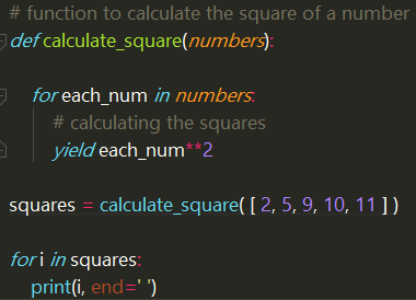 “Yield” Statement in Python. Working with Python is like rowing in ...