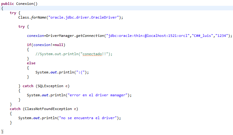 conexión java con oracle. parte importante para el manejo de… | by luis ...